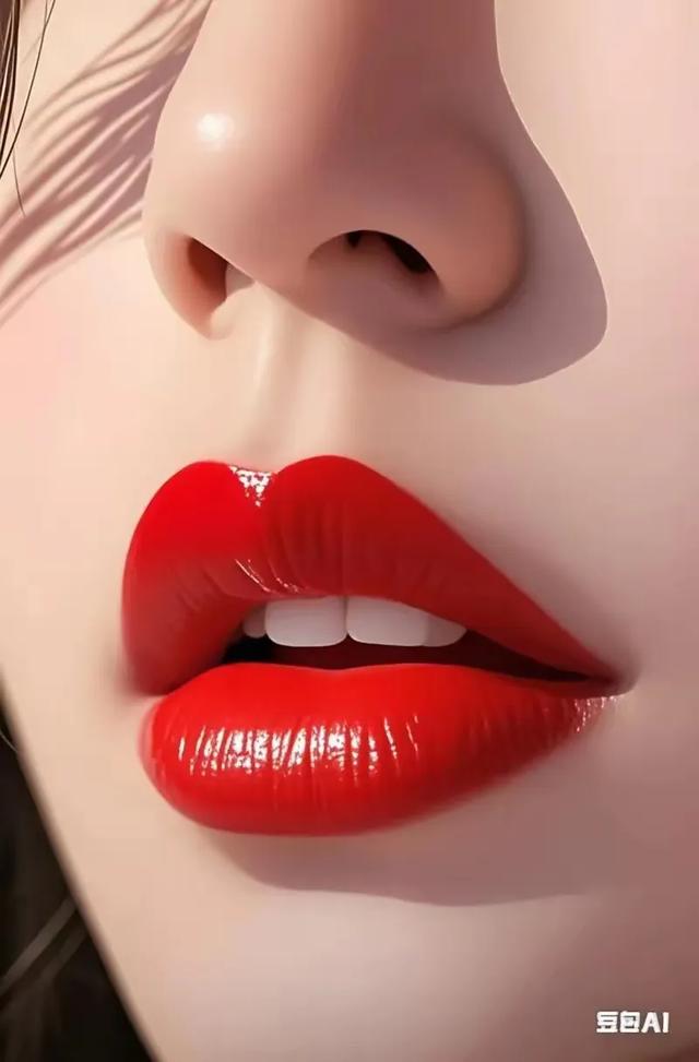 国色天香朱唇润,面似桃花眸醉人