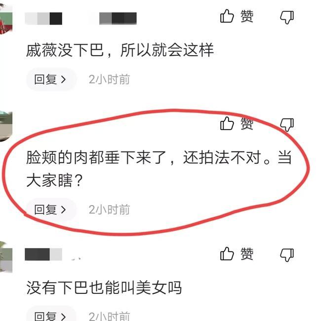 戚薇时装周造型状态被质疑后续:本人称拍法不对,网友扎心回复