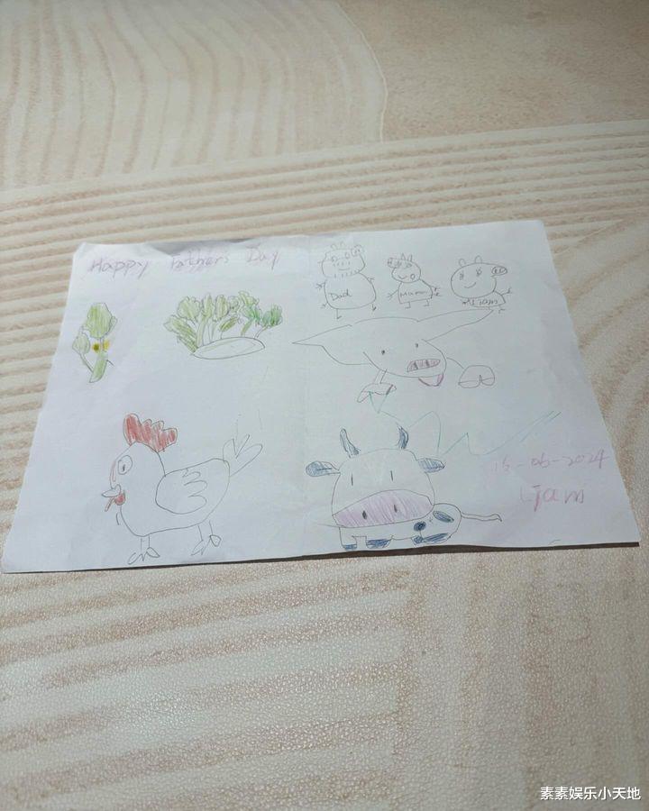 胡杏儿父亲节感谢富豪老公,晒有3个儿子的幸福,手写信很可爱