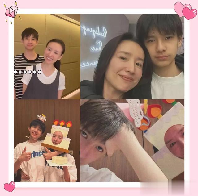 董洁带儿子日本度假被偶遇,与路人亲切合影,网友:15岁顶顶很帅