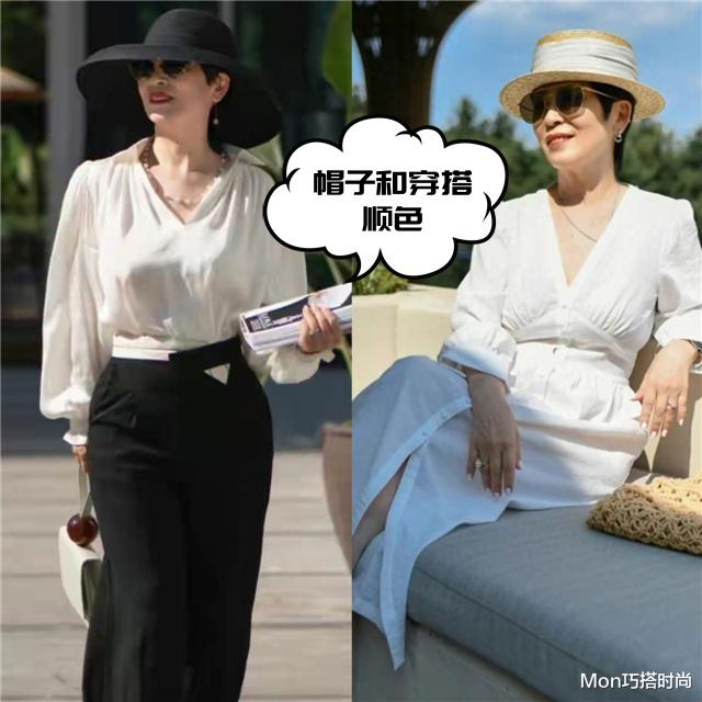 女人上了年纪,比剪短发更减龄的是“戴帽”!看完这4组对比就懂