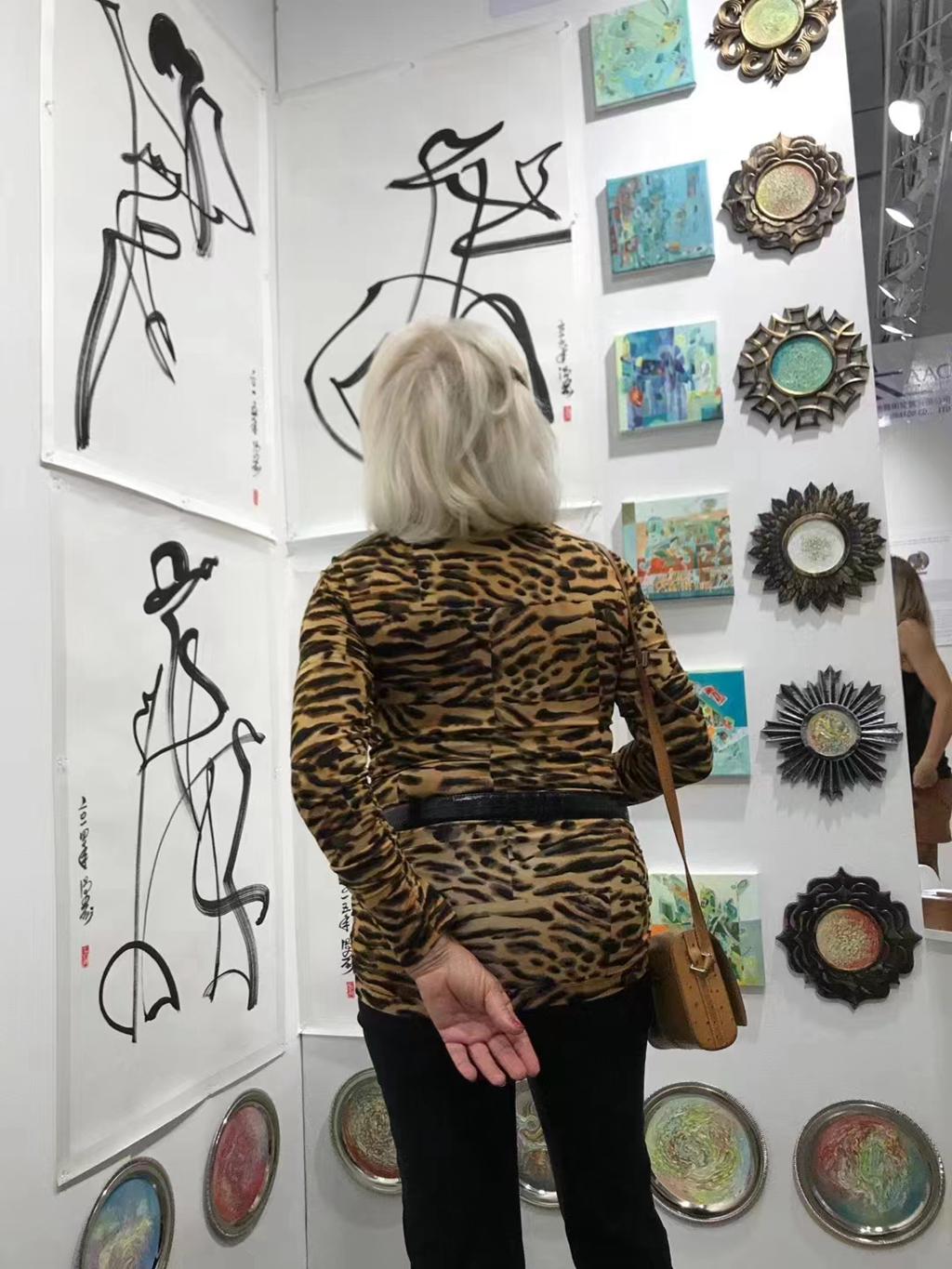 一带一路：当代艺术名家冯伍洲国内外抽象画展剪影