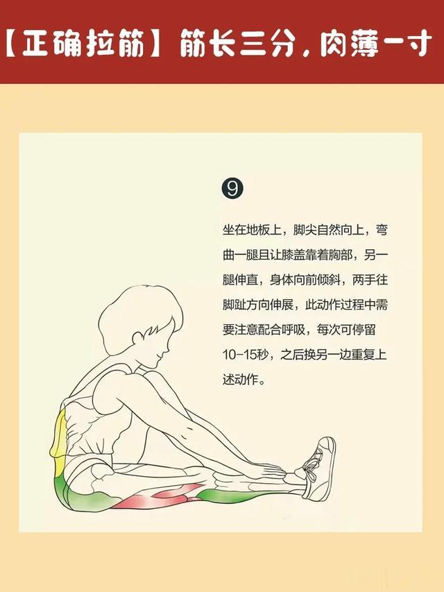 你以为练瑜伽才需要拉筋,实际上拉筋的人太多了,因为筋长命就长