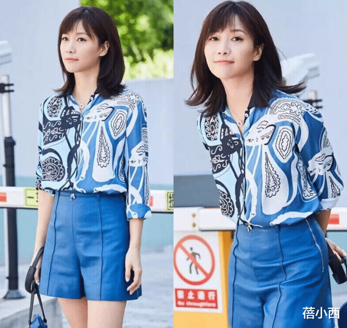 徐静蕾带火了一种衬衫穿搭：配半身裙、小黑裤、短裤，高级又洋气