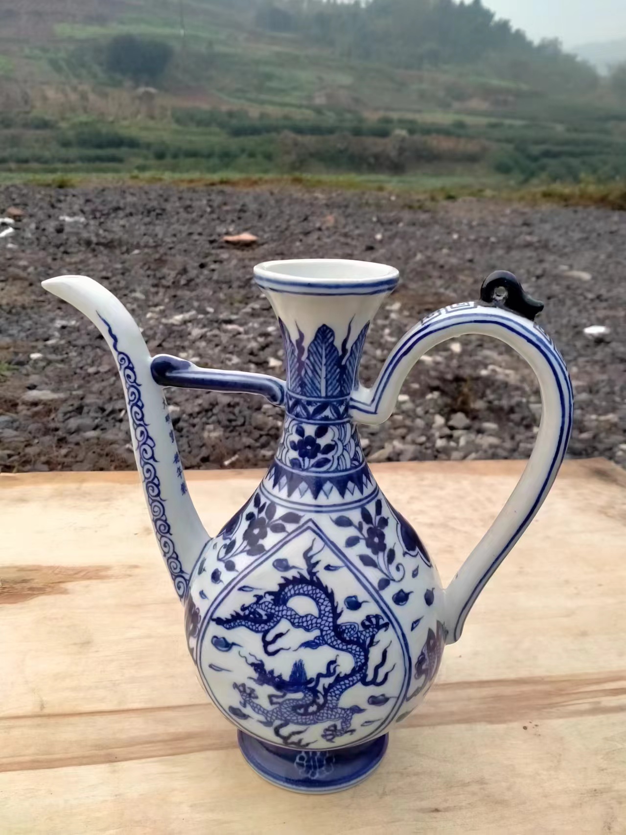 民间藏家（宣德青花瓷壶）