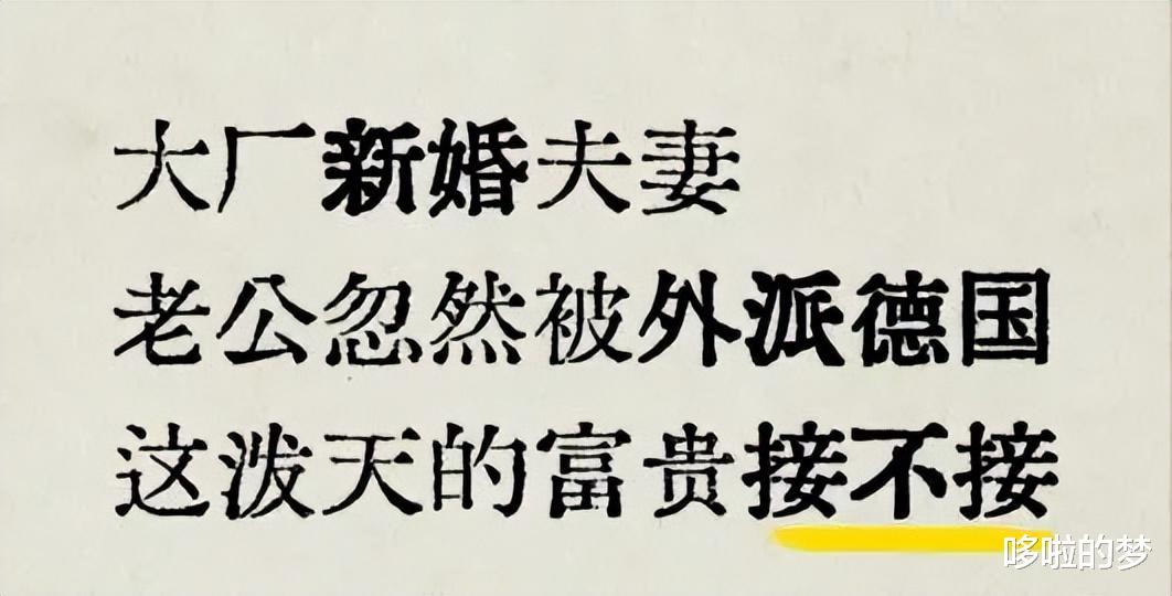 华为家属求助：新婚不久，老公突然被外派德国，每年多40w