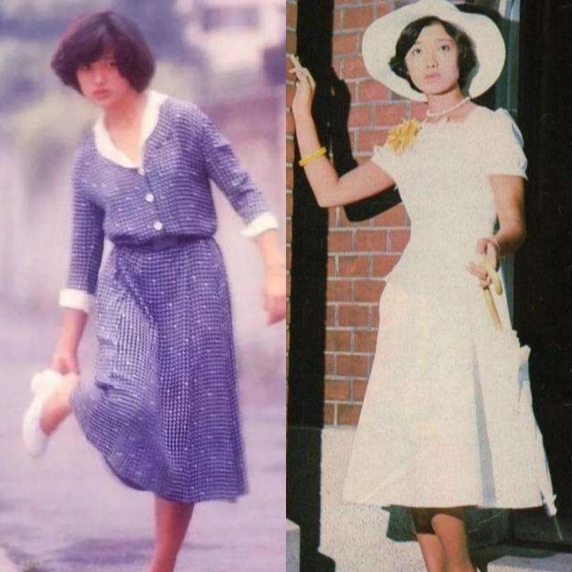 63岁山口百惠微胖也优雅,穿衣简单不扮嫩,美得高级又得体