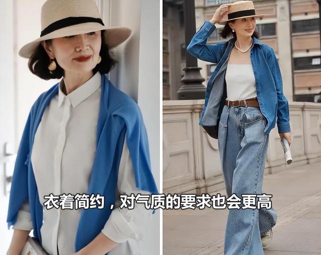 為什么我勸中老年女人：發盤起、衣穿艷？看這幾組對比就明白了