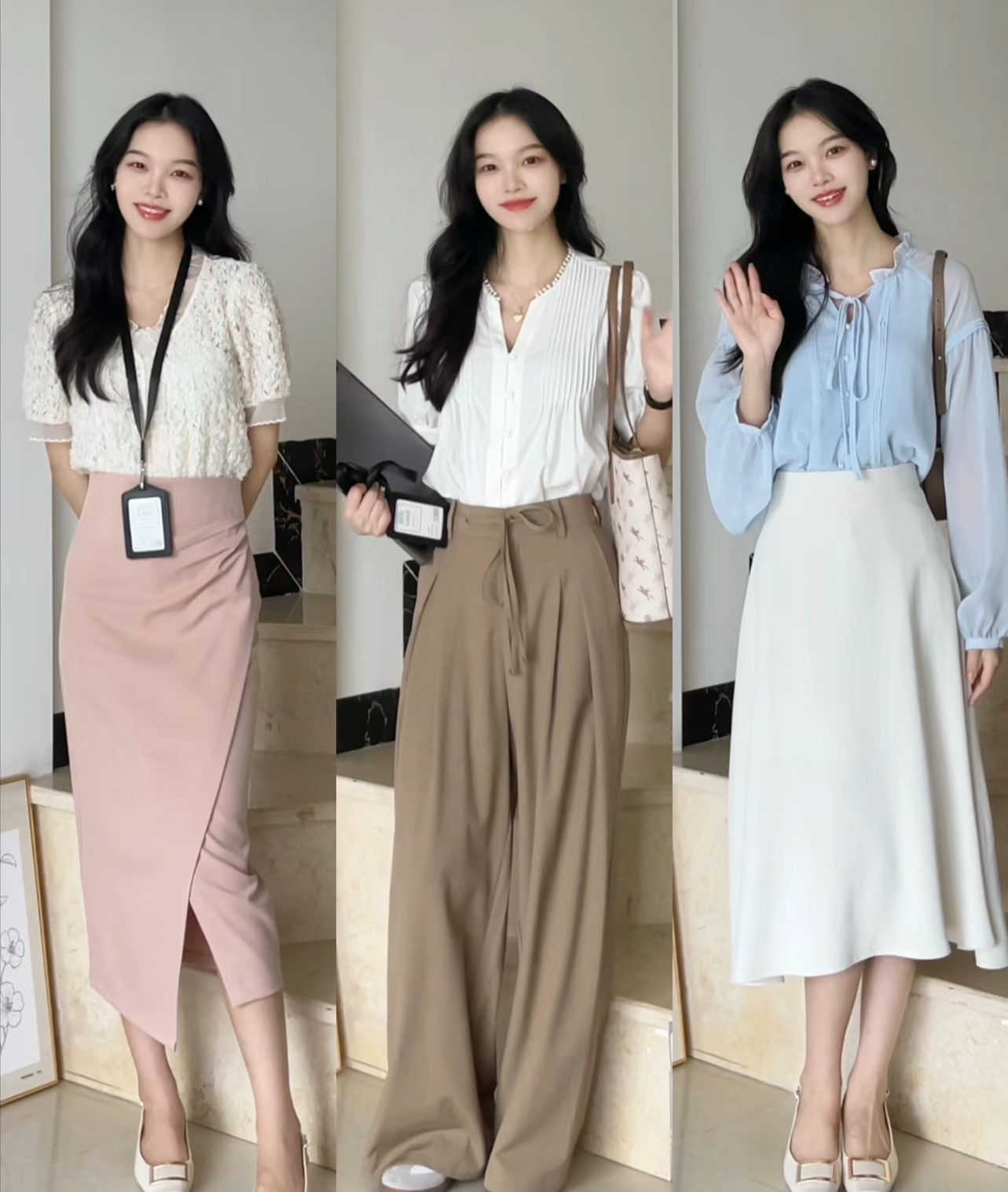 韩剧女主般的夏日通勤穿搭，贵气还洋气！