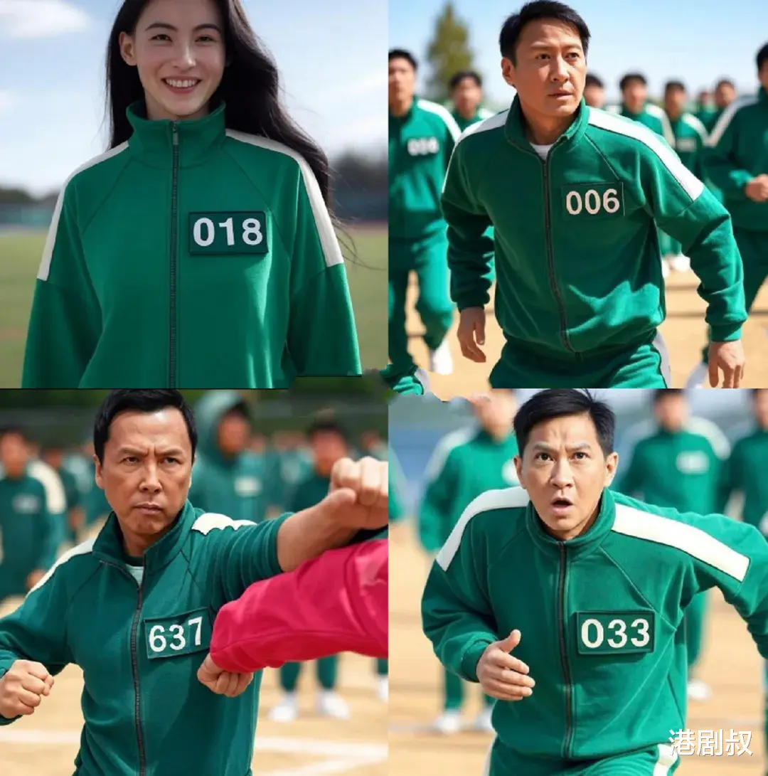 看看刘德华、黎明、谢霆锋、张柏芝在《鱿鱼游戏》中什么样吧