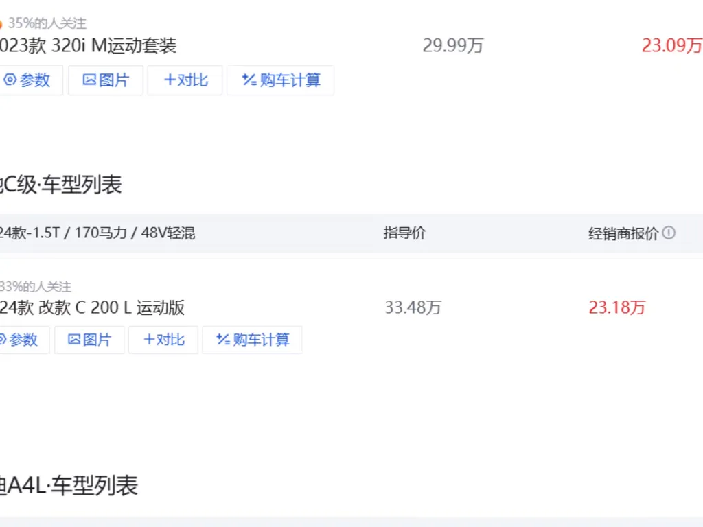 过去买不起的奥迪A4L，现成价格屠夫，跌到11万白菜价，油耗4毛