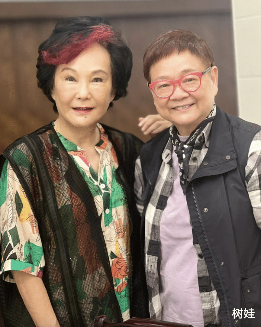 77岁邵氏艳星看张学友演唱会,打扮潮流不显老,洗尽铅华长居台北