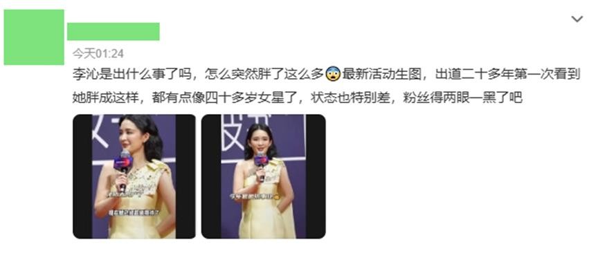 李沁，盛典造型引热议：丰腴之美，惊艳时光？