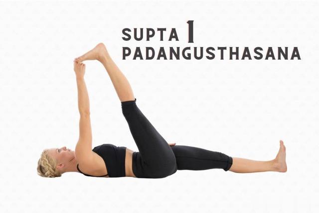 瑜伽变体练习：手拿脚趾的1-2-3最常用的变体 进一步打开髋关节