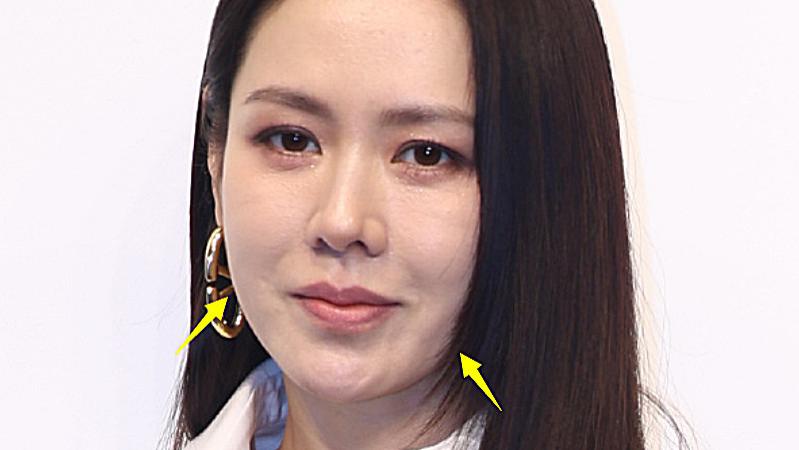 42岁孙艺珍活动生图来了！生孩子后憔悴很多，膝盖伤痕明显！