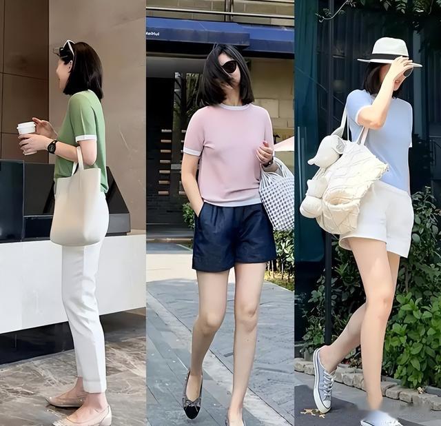 夏天穿衣没有头绪?来看看50岁女性的搭配模板,气质素雅干净