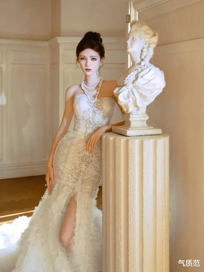 张予曦美图写真,肤凝如脂,艳若桃李!