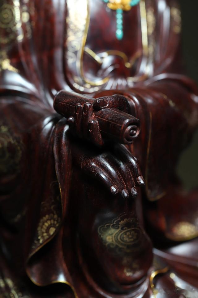 小叶紫檀 | 持经观音