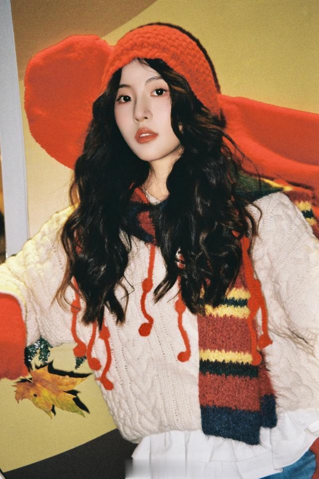 孙芮圣诞氛围感写真