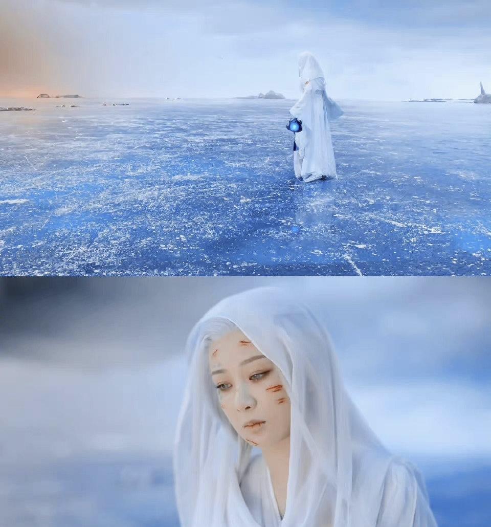 赵丽颖的白发造型封神了!