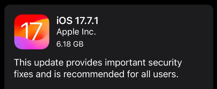 刚发布的iOS17.7.1RC怎么更新？升级教程！