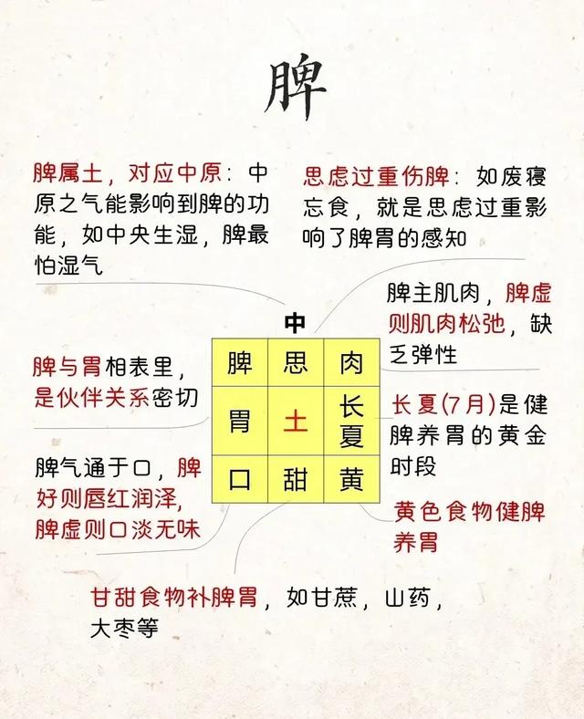 五脏九宫图，中医并不难懂，收藏起来以备不时之需！