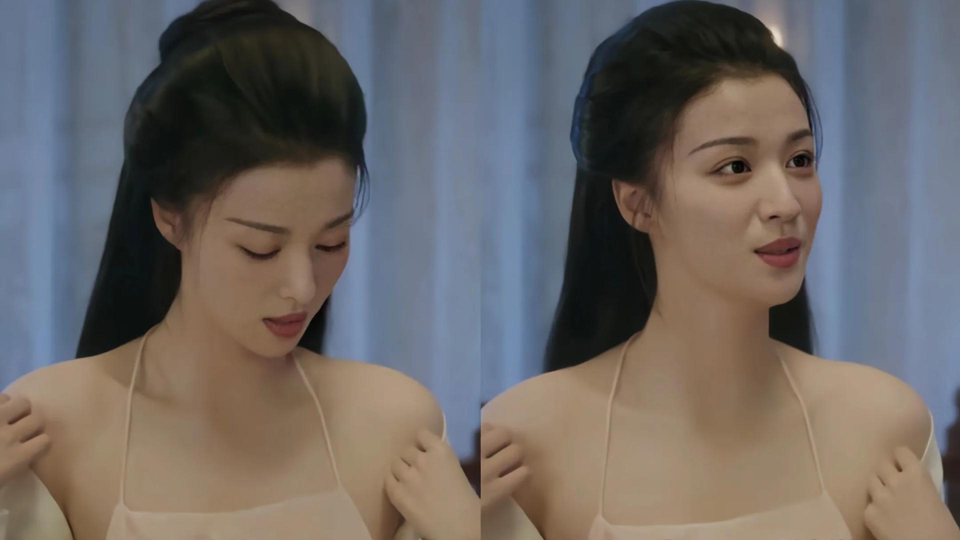 豁出去了，大美女王楚然“疯狂炫”肚兜，张晚意演出了观众的真实反应