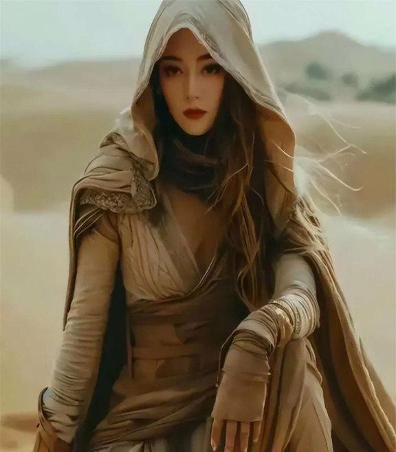 没想到，捂胸争议过去仅仅一年，迪丽热巴就以这种姿态出现