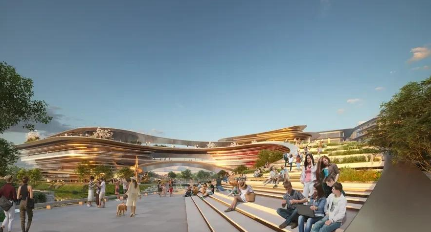 上海郊外華為全球最大的研發中心“練秋湖華為小鎮”，讓日媒驚奇