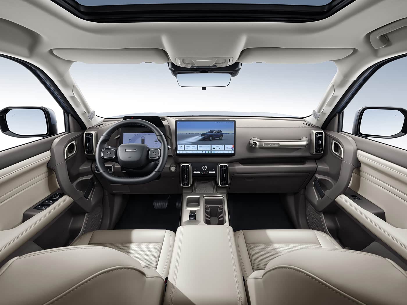 改头换面！新款哈弗大狗官图发布，换悬浮大屏，本月将上市