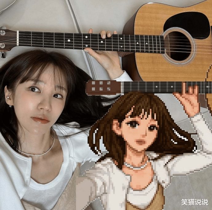 尹恩惠分享新照：小清新风格穿搭好可爱，笑容好甜美！