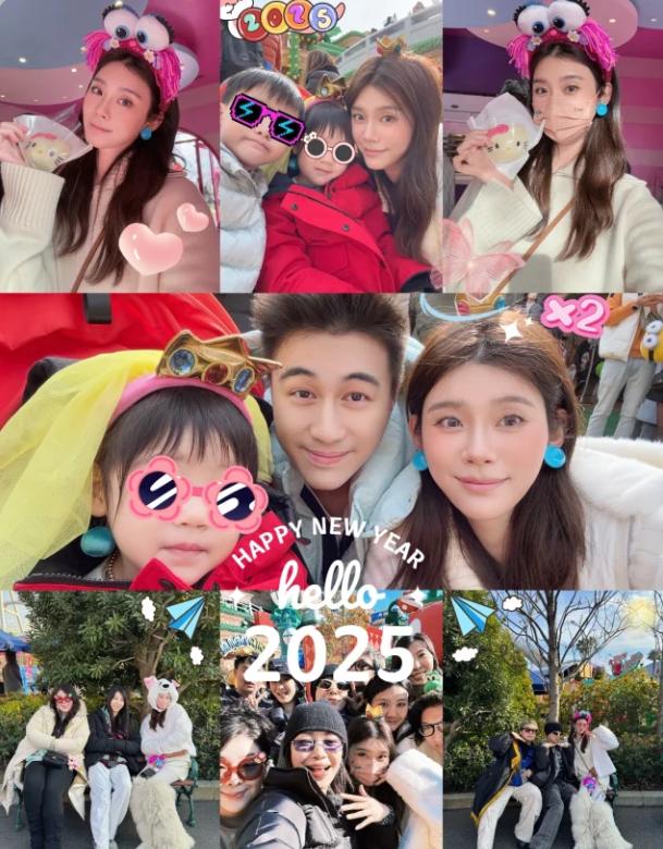 36岁奚梦瑶晒复古大头贴！穿新中式大玩下衣消失，一双腿又白又长