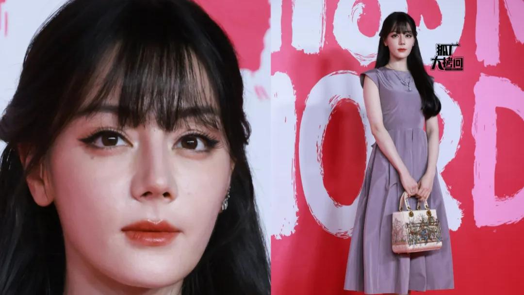 上海这一夜，迪丽热巴发型拖后腿，周也妆发出彩，大合照C位引争议