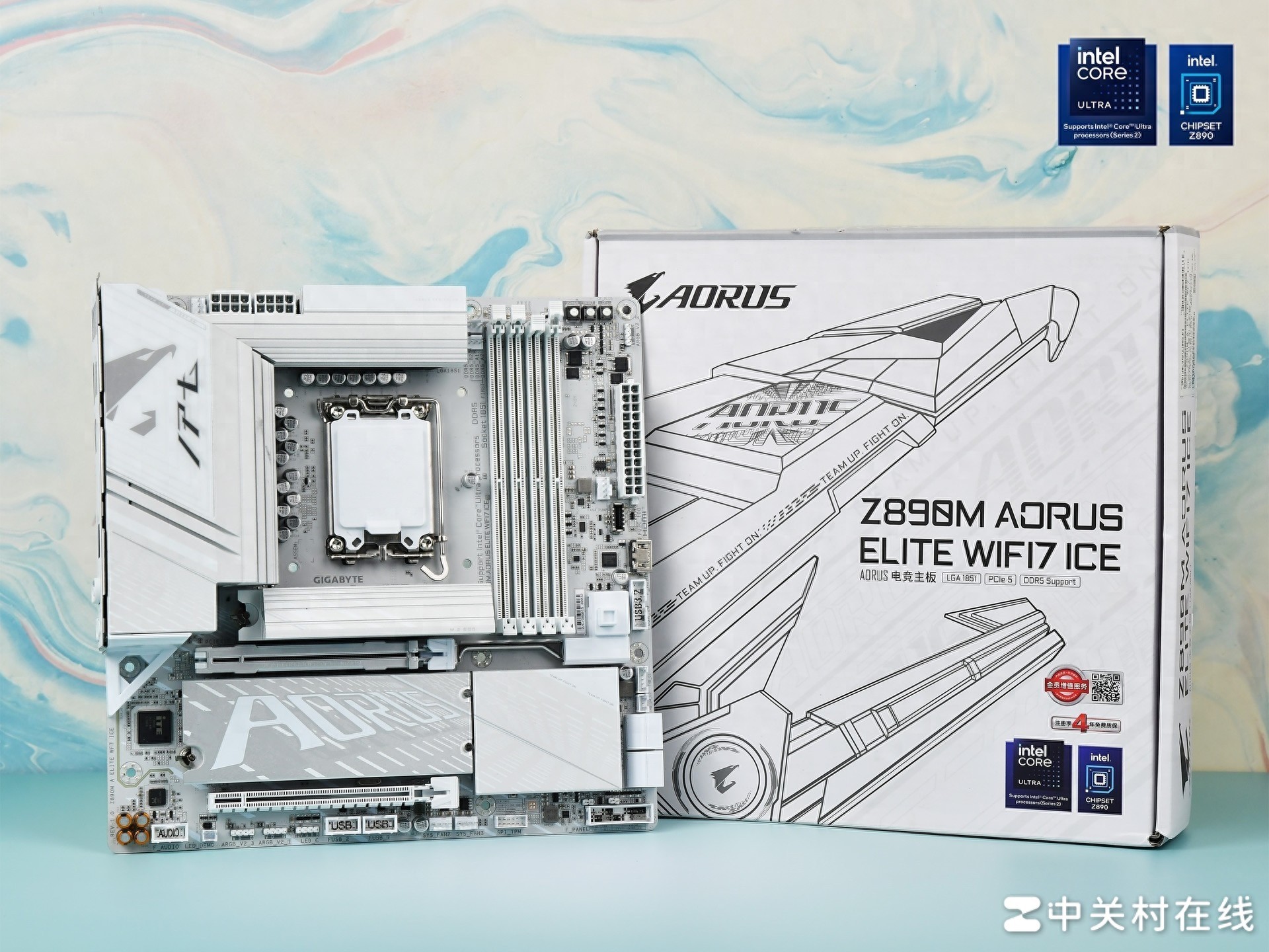白色M板表現全能 技嘉冰雕Z890M主板評測