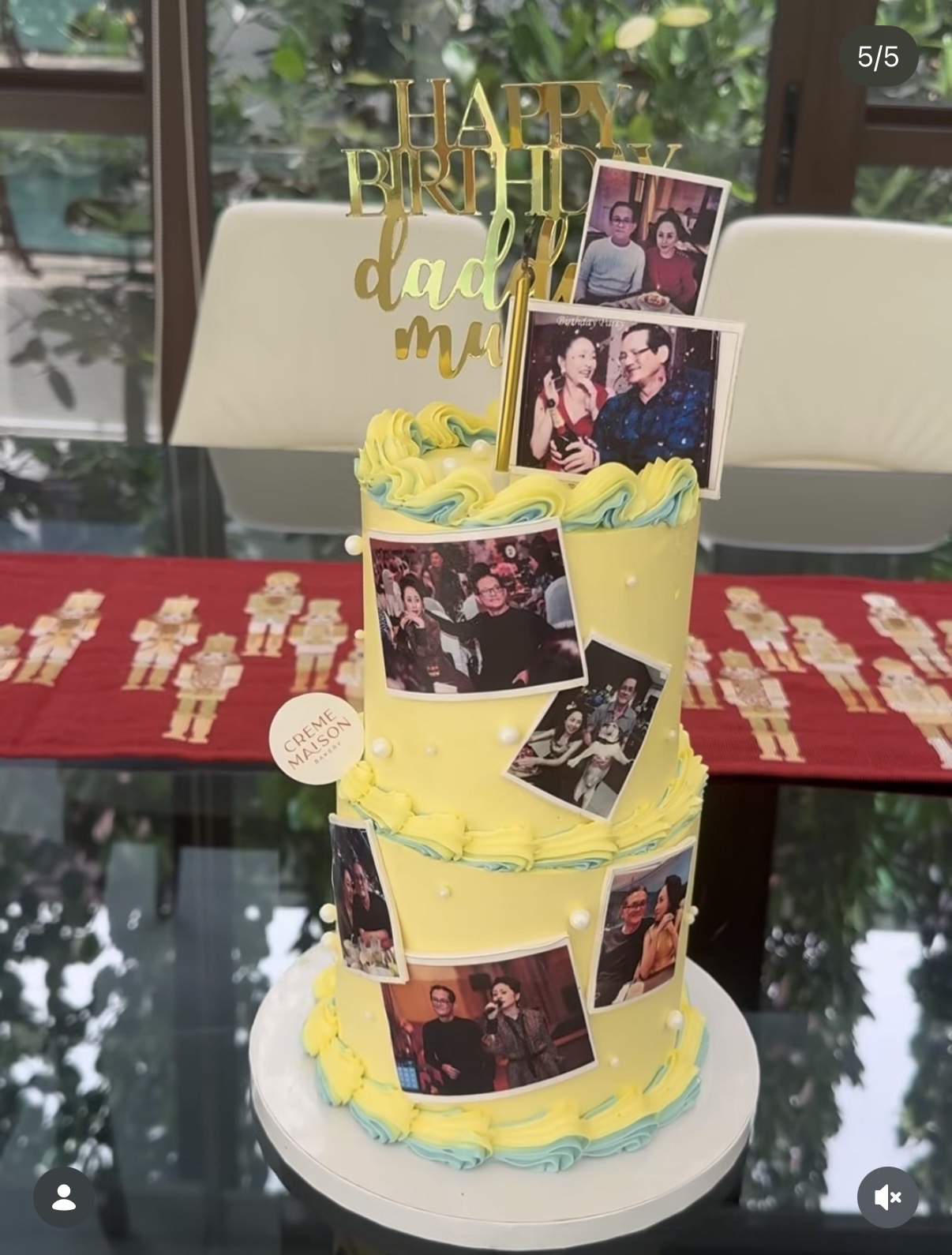 石贞善为父母庆生晒全家福,一家五口高颜值,俩弟弟罕露脸仍未婚