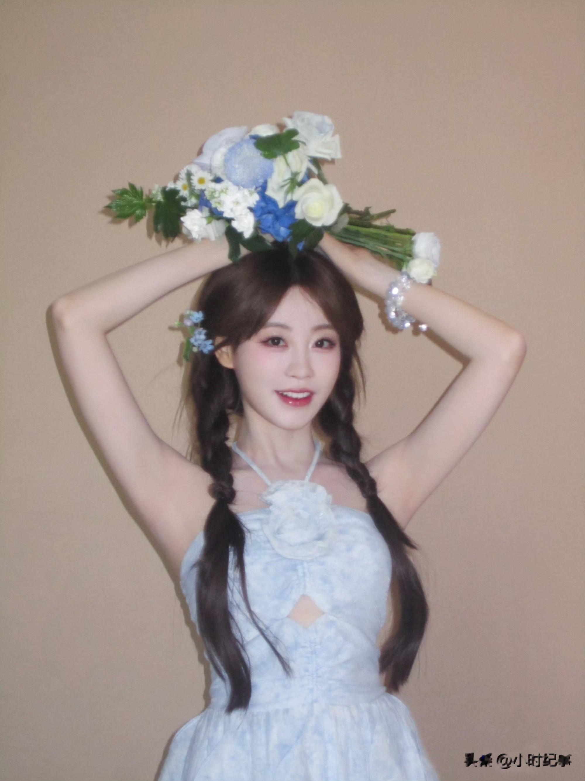 祝绪丹|花仙子既视感,好美头像都换不过来了