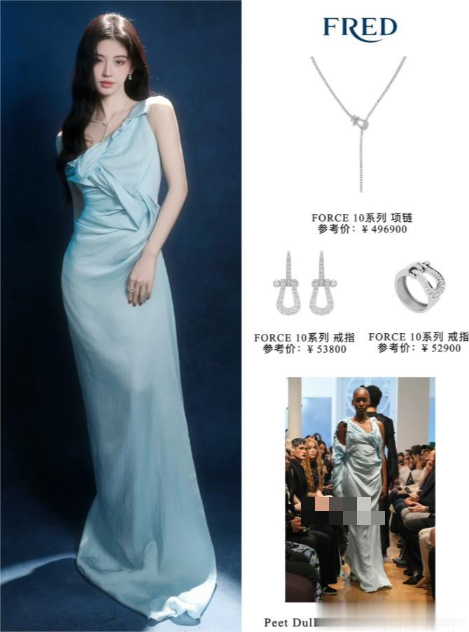 一点都不遮掩，眼纹明显，头有白发，46岁的她比72岁赵雅芝还真实