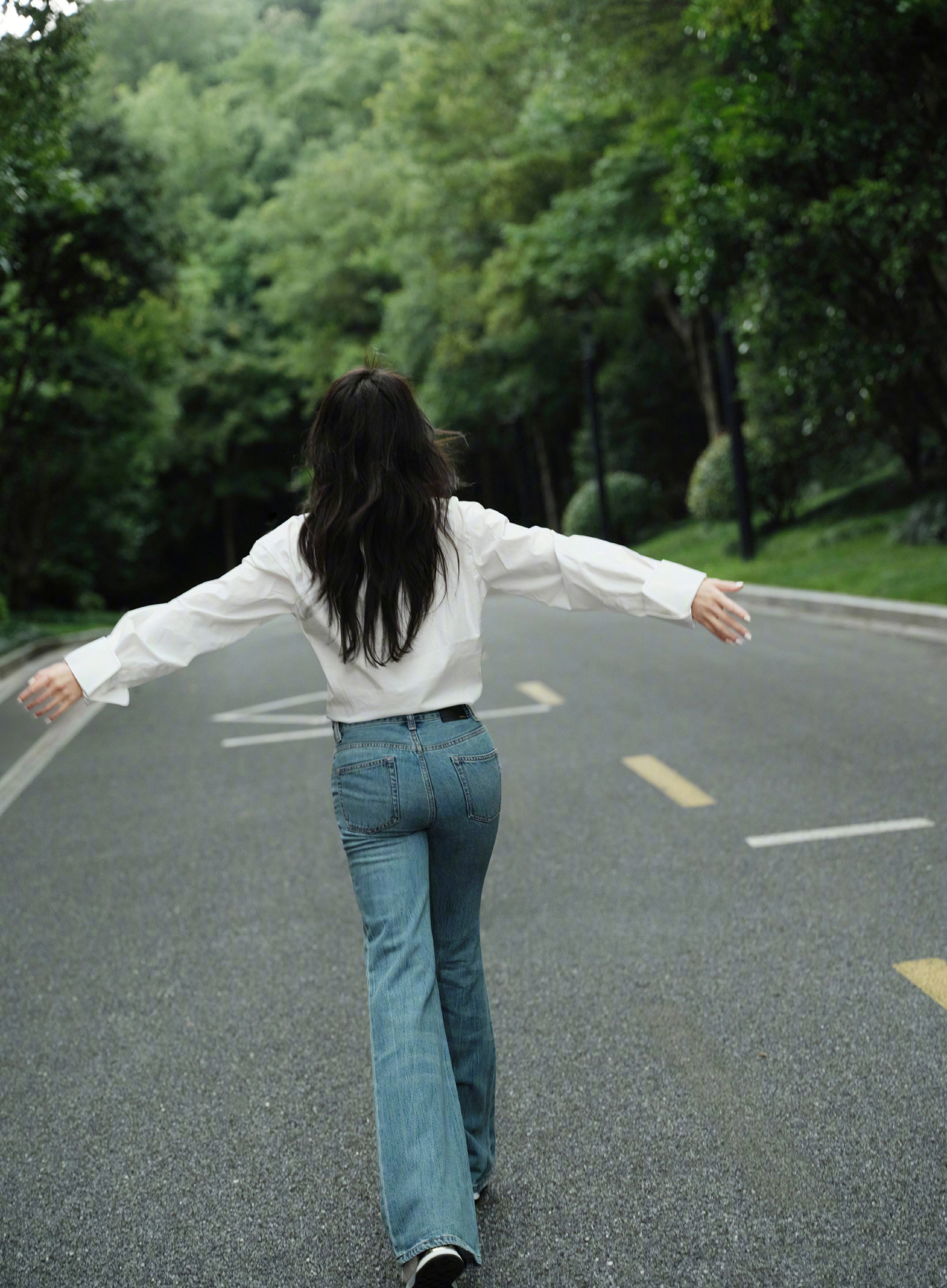 刘涛女神的牛仔裤穿搭