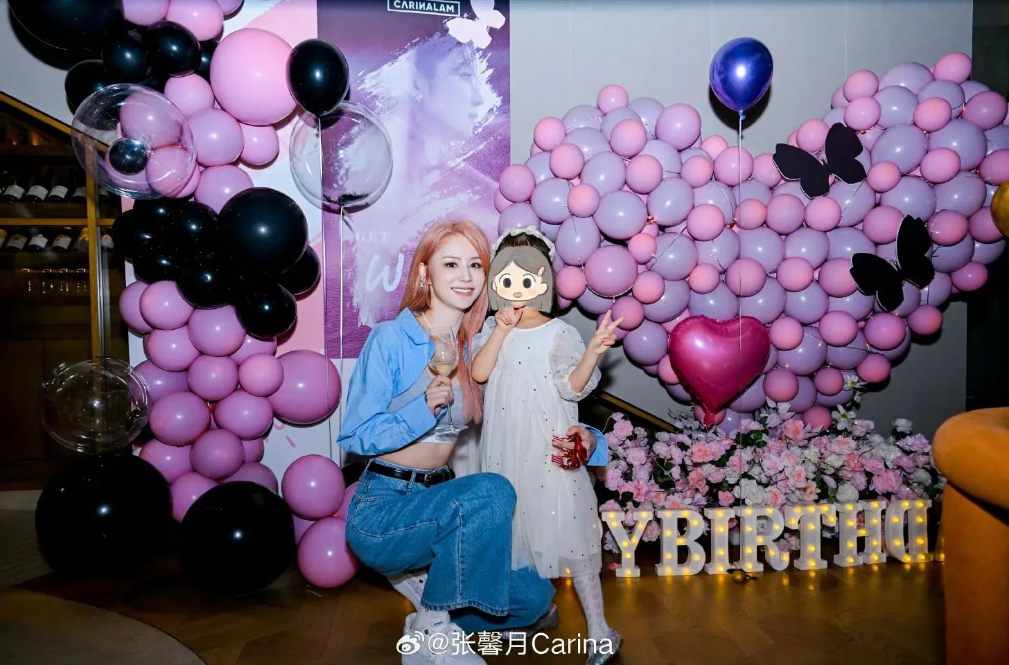 林峰为老婆庆生，张馨月大秀马甲线，夫妇俩恩爱十足，朱亚文也在