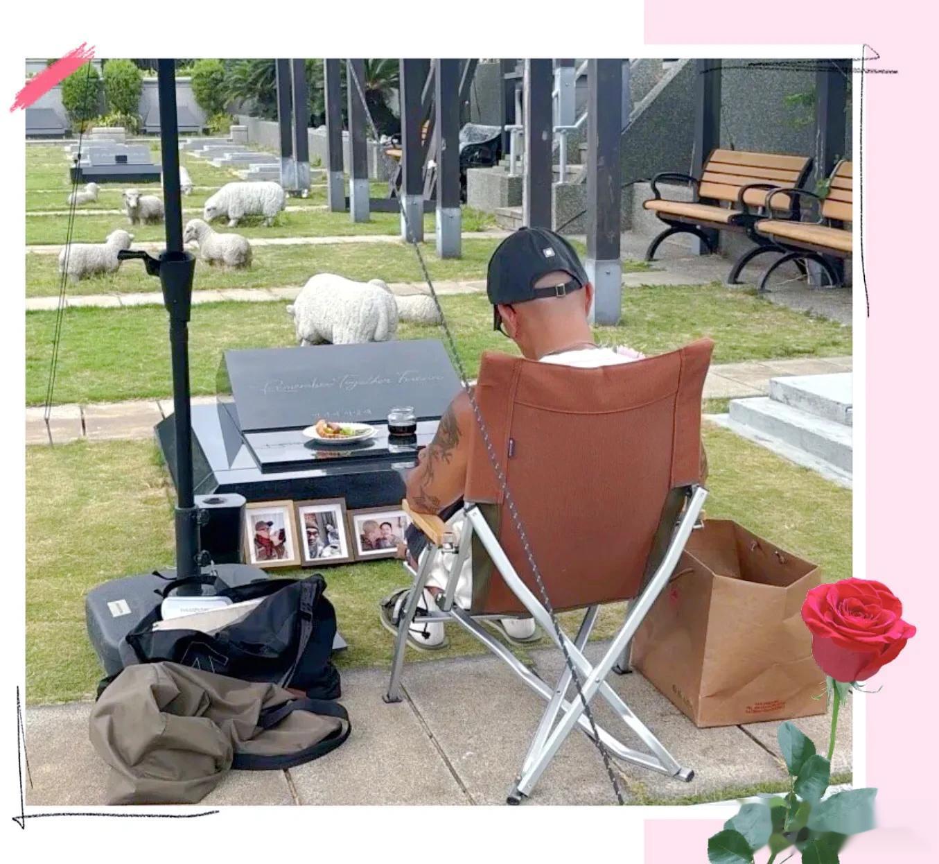 大S粉丝早上七点在大S墓地偶遇具俊晔，网友担心具俊晔想不开！