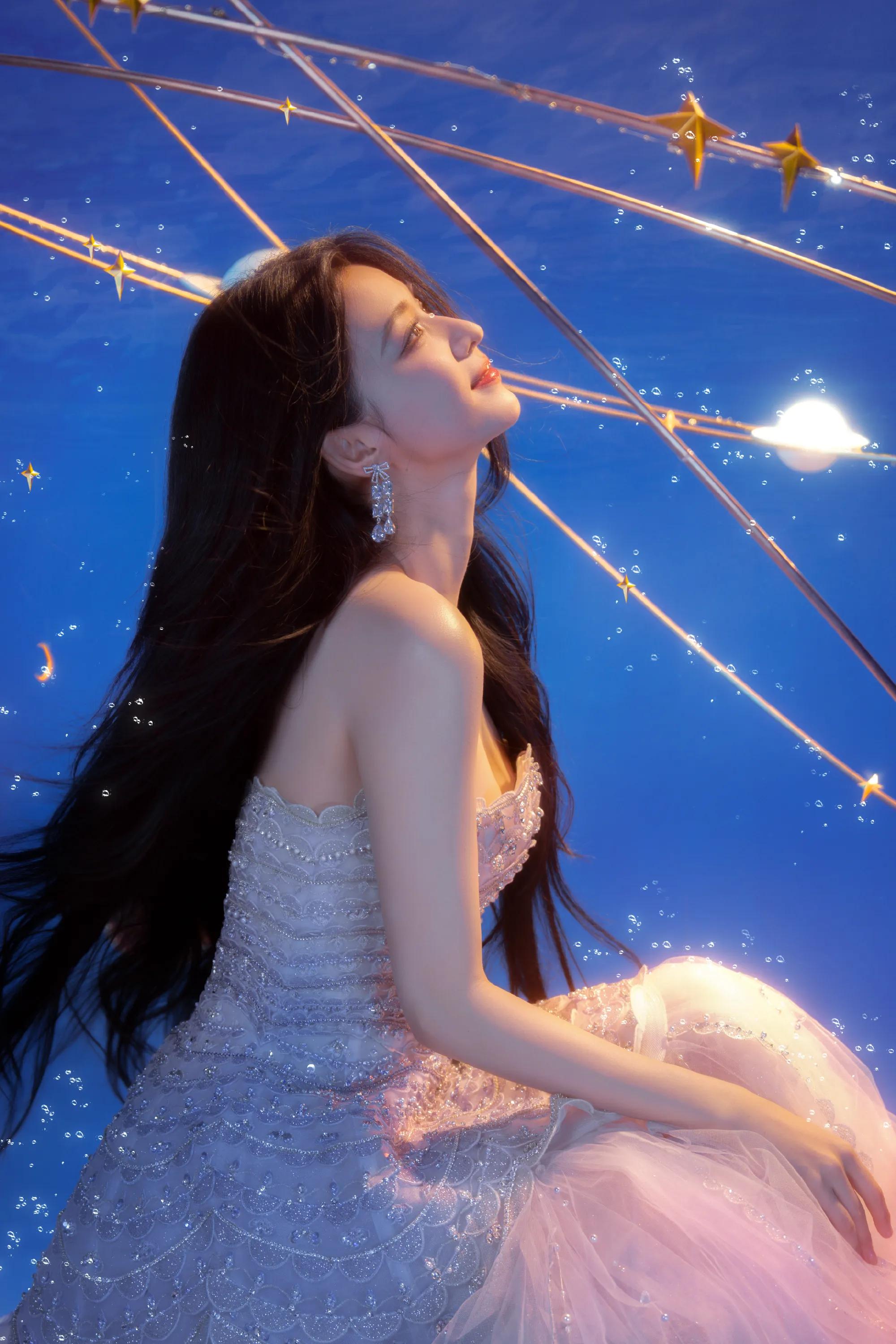 王楚然星光梦幻,仙女降临了