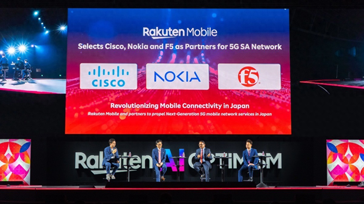 樂天移動攜手思科、諾基亞和F5共建5G SA網絡，引領日本移動通信新變革