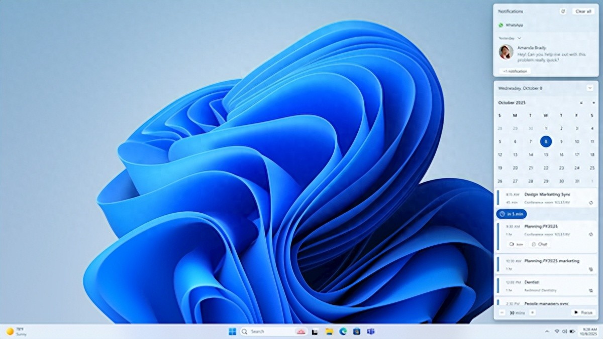 Windows 10日歷彈出面板回歸Windows 11：用戶等了整整4年