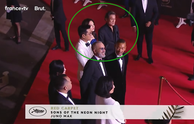 戛纳红毯暴露咖位：梁家辉不上桌，古天乐靠边站，C位一脸高傲！