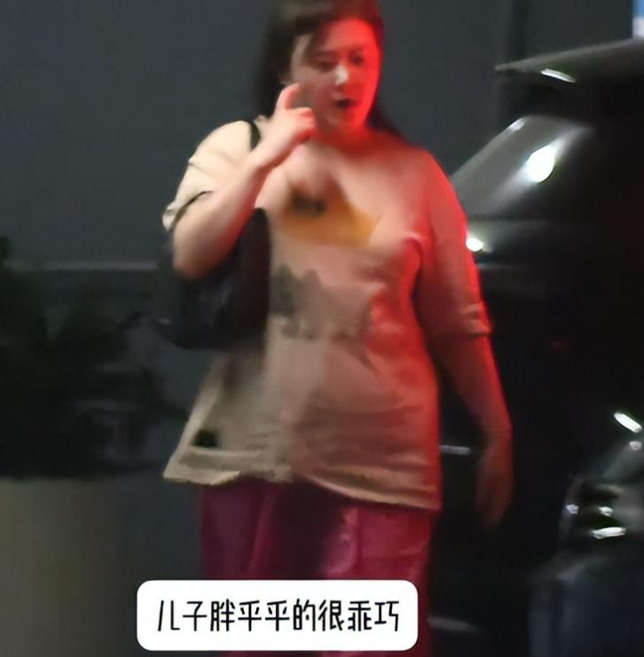 沈腾王琦恩爱出行，只是王琦复胖，目测200斤，网友：早晚出问题