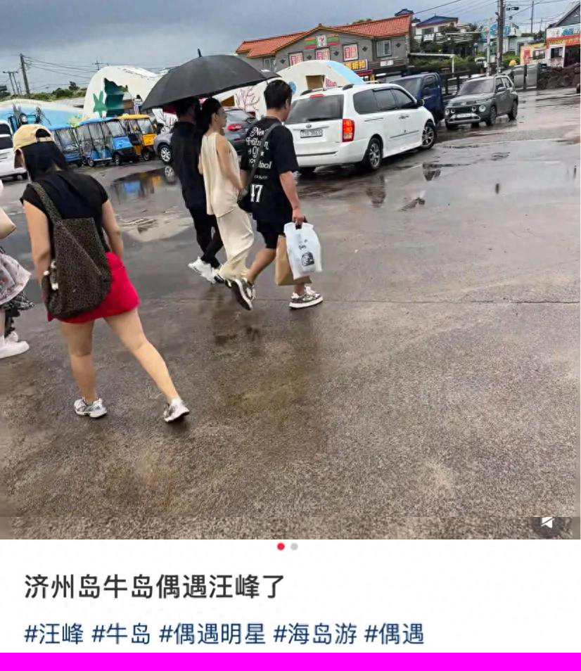 汪峰带女友韩国游玩，全程腻歪在一起！森林北指挥拍照女主范十足