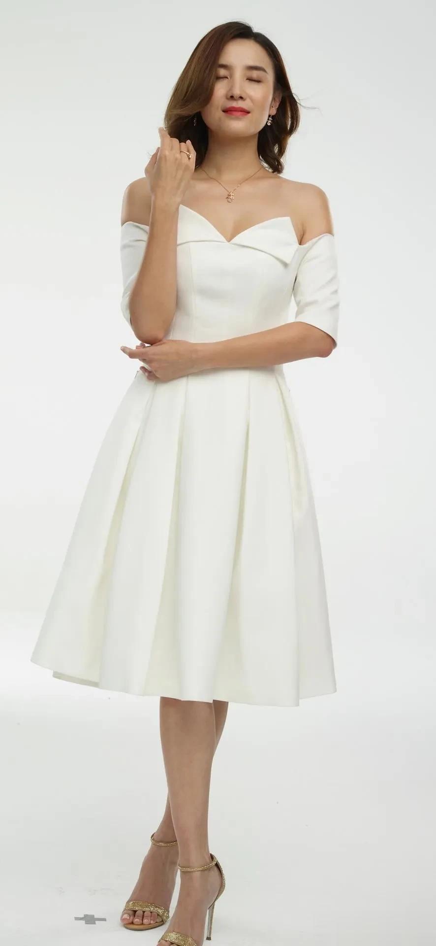 明星高清写真鉴赏｜宋佳，中长发配白裙，温柔又有女人味！