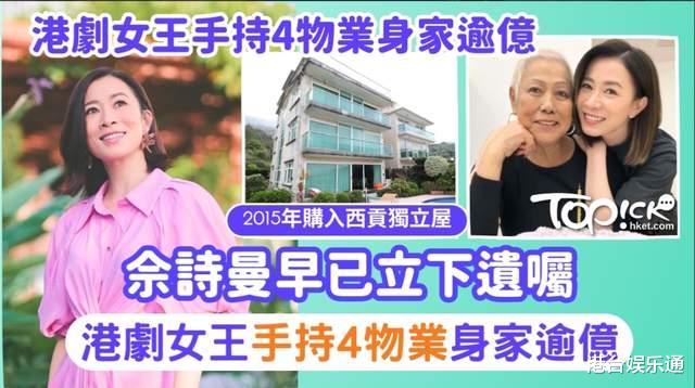 因许绍雄离世受触动，佘诗曼自曝看淡生死、已立遗嘱