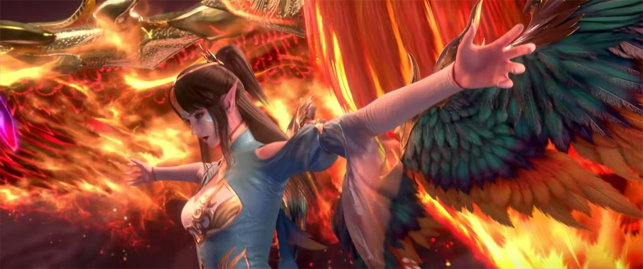 斗破苍穹：凤清儿大秀身材，侧身姿势太魔鬼，还特意做了一件事情