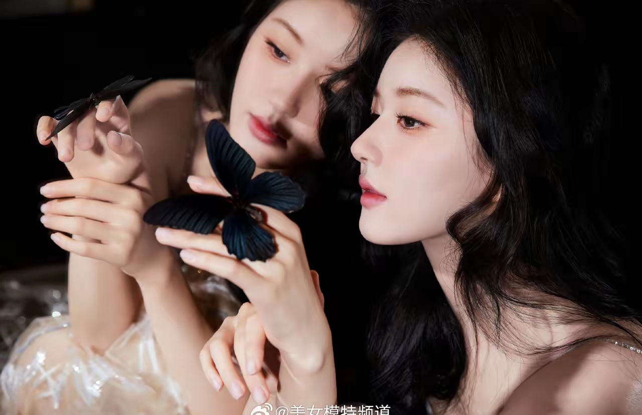 赵露思浪漫纱裙梦幻唯美????